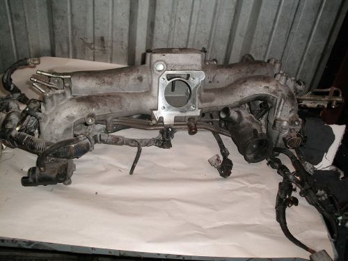 2005 subaru wrx impreza sti oem air intake manifold turbo with extras attached