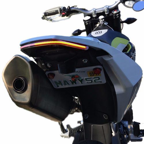 2016 husqvarna 701 supermoto fender eliminator tail tidy integrated light bar 16