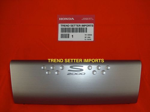 00-09 oem honda s2000 ap1 ap2 radio lid cover panel medium satin black