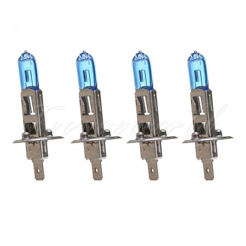 4 x h1 6000k xenon gas halogen headlight white light lamp bulbs 55w 12v sales 1