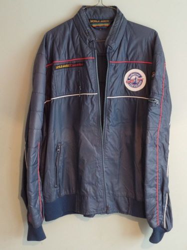 Vintage jacket w/ patch - budweiser cleveland grand prix - road race racing