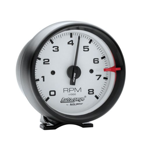 Auto meter 2303 autogage; white face tachometer