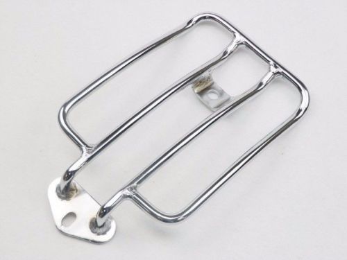 Chrome solo luggage rear fender rack short for 2004 &amp; up harley sportster