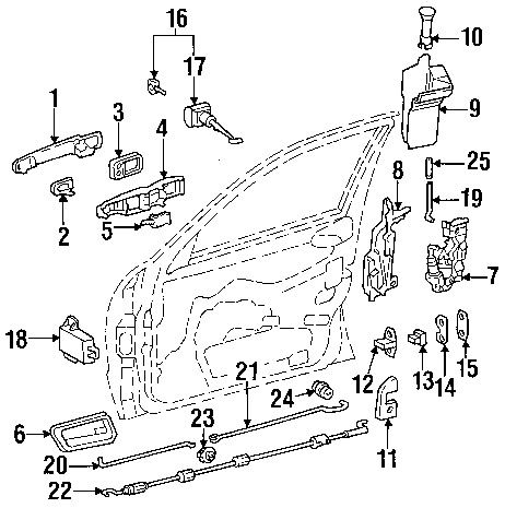 Mercedes-benz 2027602077 genuine oem cylinder