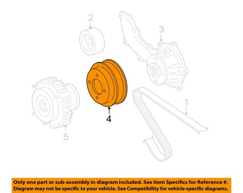 Toyota oem 05-15 tacoma 2.7l-l4 water pump-pulley 1637175040