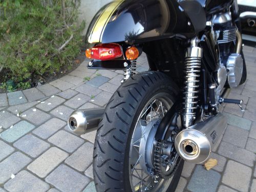 Triumph t100 bonneville scrambler thruxton fender eliminator &amp; signal cluster