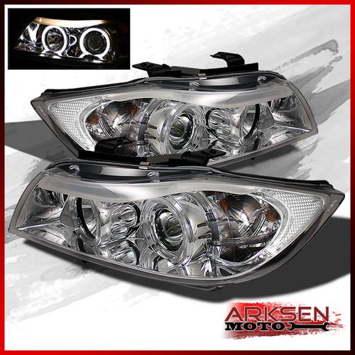 2006-2008 bmw e90 3-series 4 door twin halo projector headlights lamp pair set