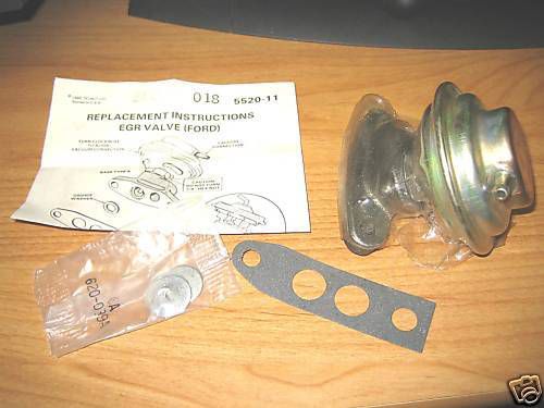 New 1975-1976-1977 ford mercury 171-250-302-351 egr valve