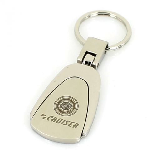 Chrysler pt cruiser chrome tear drop keychain - new!