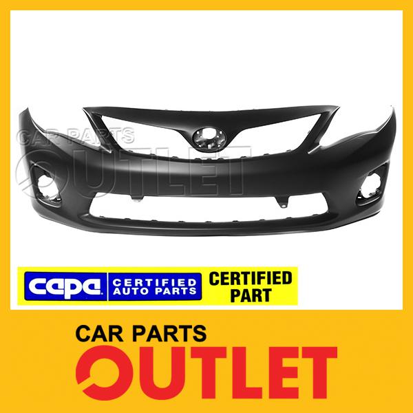 10 11 12 13 toyota corolla front bumper cover primered capa certified part ce/le