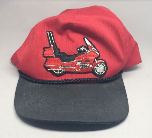 Vintage honda goldwing hat snapback style motorcycle rider baseball cap one size