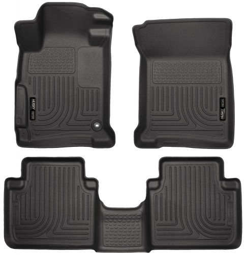 Husky liners 98481 weatherbeater floor liner fits 13-15 accord