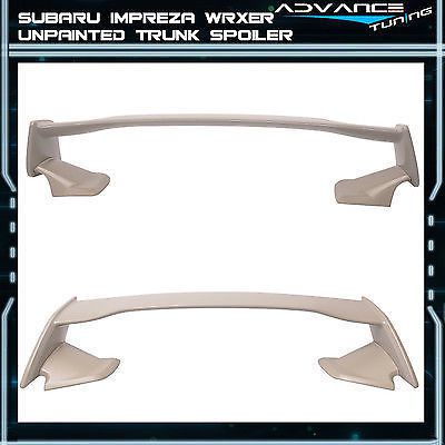 Fits: 08-14 subaru wrx impreza (sedan only) sti trunk spoiler wing (abs)