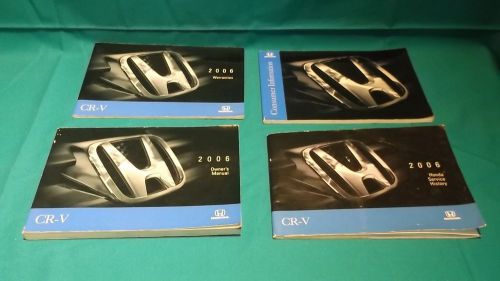 2006 honda cr-v crv owners manual set !!! free shipping