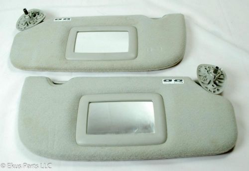 2006 chevrolet trailblazer sun visor set w/ mirrors &amp; adjustable arm bars