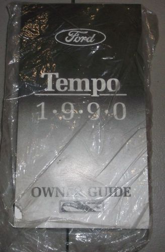 1990 ford tempo owners manual new old stock