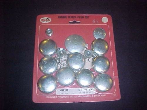 Nos vintage pic-a-nut engine block plug set for chrysler 1957 - 1979   8 cyl