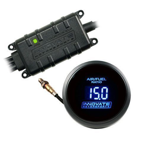 Innovate lc2 wideband + db 52mm kit w/ o2 sensor blue gauge lc-2 (3795)