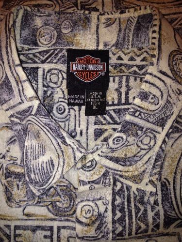 Harley davidson tori richard hawaiian shirt. awesome! mens xl