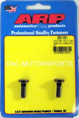 Arp cam bolt kit 250-1001 sb ford 351 svo cam retainer plate bolt kit