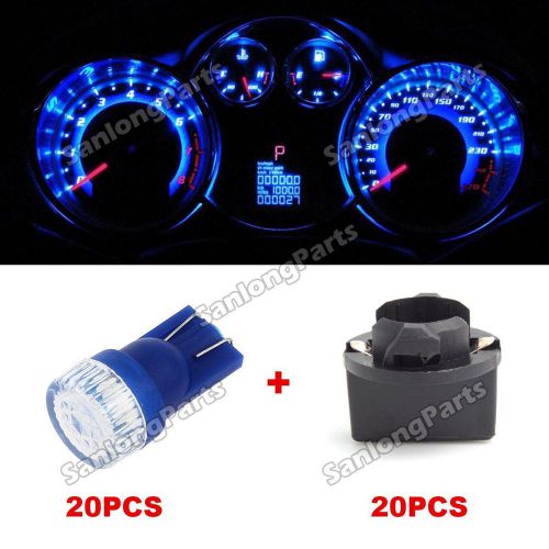 20xt10 hole pc194 high power led bulbs for speedometer cluster blue light