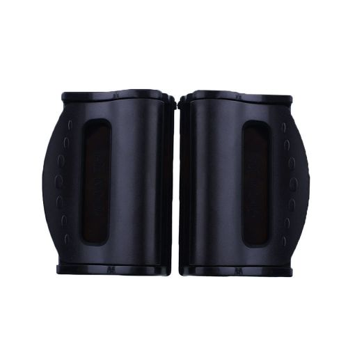 2-pack adjustable car seat belt strap locking clip adjuster black universal