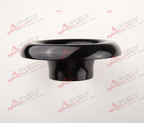 4&#034; universal velocity stack for cold/ram engine air intake/turbo horn black