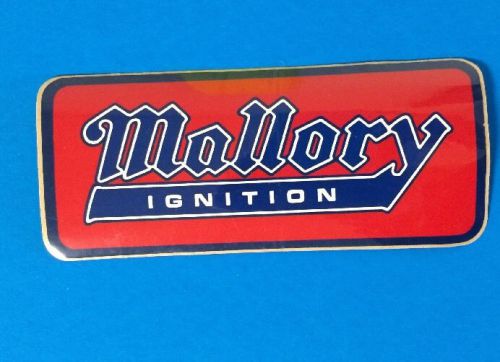 Original mallory ignition decal