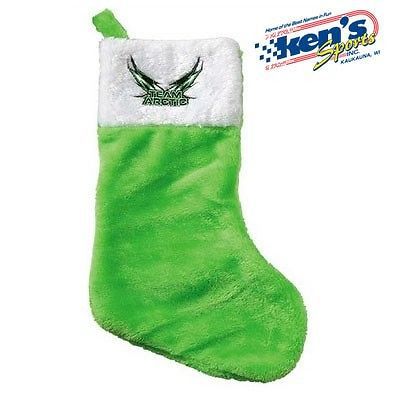 Arctic cat lime collectible team arctic holiday stocking 5243-028