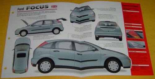 1998 ford focus 4 cylinder 2.0 l 1989cc efi imp info/specs/photo 15x9