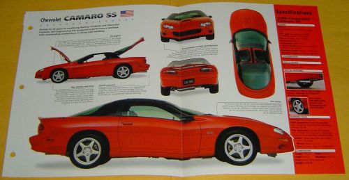 1998 chevrolet camaro ss 347 ci 320 hp smpefi imp info/specs/photo 15x9