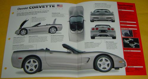 1998 chevrolet corvette convertible 347 ci 345 hp esfi imp info/specs/photo 15x9