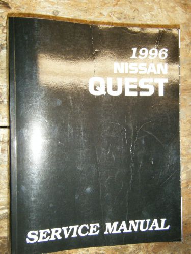 1996 nissan quest model v40 series original factory service manual shop repair