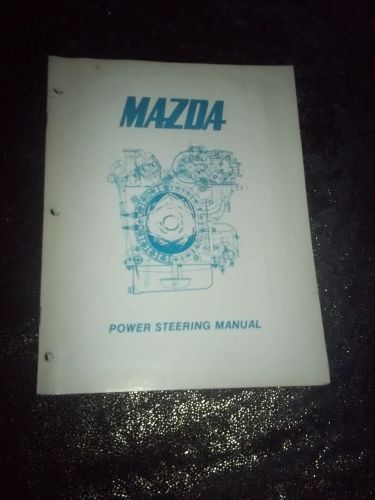 1974 mazda power steering service manual factory original