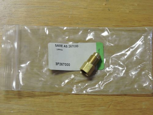 Brass fitting - metric to metric bubble adapter for 3/16&#034; tubing