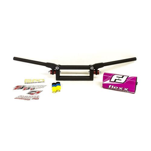 Fasst flexx 15° enduro / quad racer low handlebars &amp; pink crossbar pad