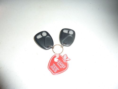 Key remotes chevrolet