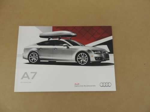 2012 audi a7 accessories brochure sales brochure dealer catalog