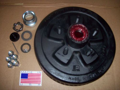 10&#034; x 2-1/4&#034; 3500 lb axles dexter trailer brake drum hub kit 5 on 4.5 3.5k