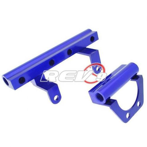 Rev9 rx8 performance upgrade 03-11 13b msp fuel rail (turbo or na)  blue