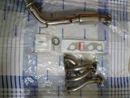 Spoon sports two-piece exhaust manifold header dc5 ep3 k20 k20a 4-2-1 jdm rare