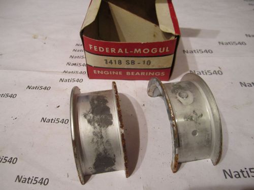 Federal-mogul 1418 sb-10 engine bearing set 1418 sb 10 (.010) new nos