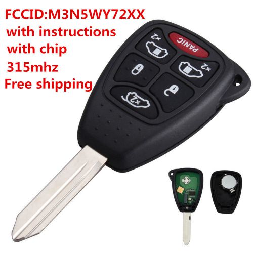 New remote head key uncut blade keyless entry control combo van for m3n5wy72xx