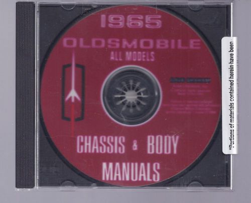 1965 oldsmobile service shop fisher body  manuals on cd all models