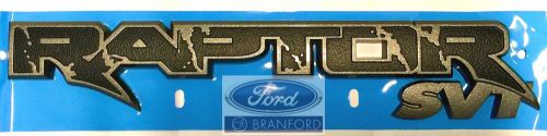 New oem ford f150 raptor svt tailgate emblem badge decal al3z-9942528-a​