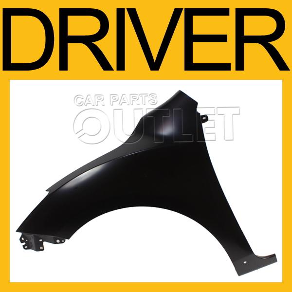 2010-2011 mazda3 s driver side front fender primed sport/gt 4/5d wo side lamp lh