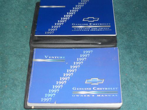 1997 chevrolet venture owner&#039;s manual set  / original guide book set