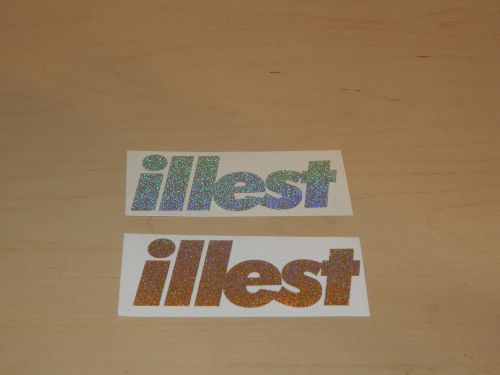 Illest decal sticker fatlace hellaflush jdm