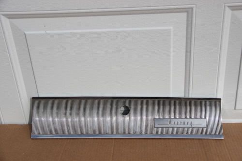 1960 mercury park lane glove box door chrome cover 11938