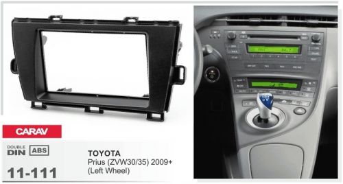 Carav 11-111 2din car radio dash kit panel toyota prius zvw30/35 09+ left wheel